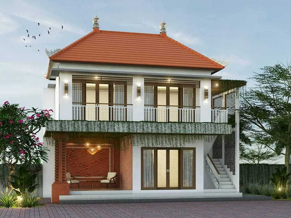 Simple house design with second floor Simple house design with second floor
