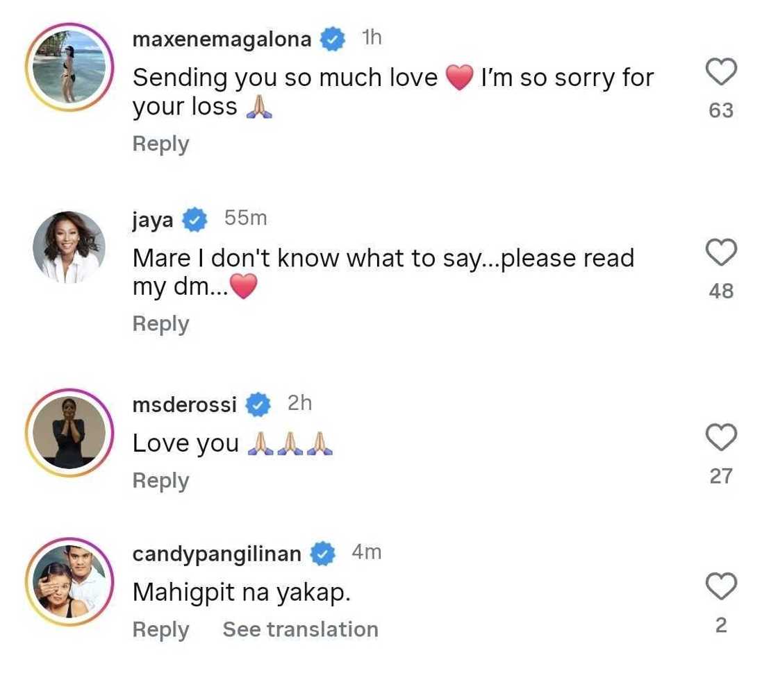 Celebrities, nakiramay kay Rufa Mae Quinto sa bagong post nito tungkol kay Trevor Magallanes