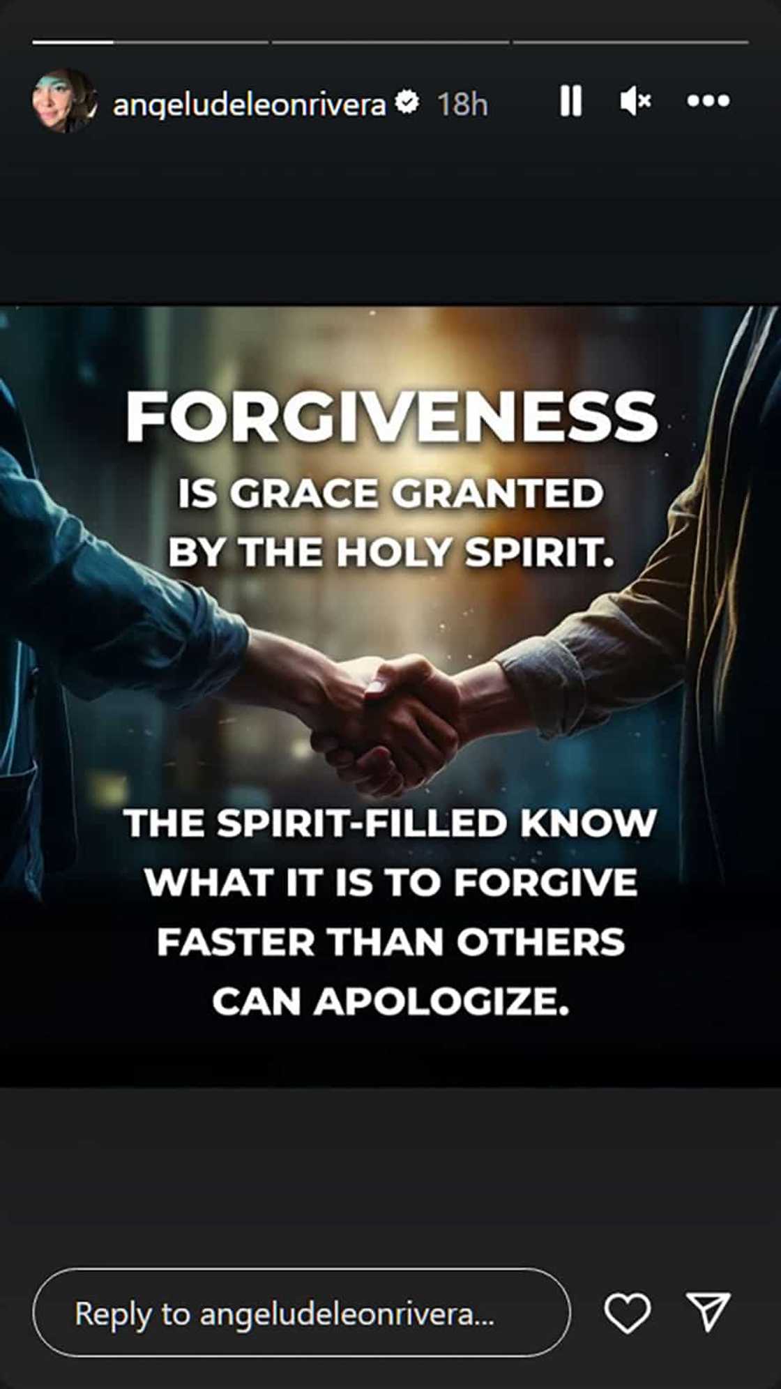 Angelu De Leon, nag-post ng quote ukol pagpapatawad: “Forgive faster than others can apologize” Angelu De Leon, nag-post ng quote ukol pagpapatawad: “Forgive faster than others can apologize”