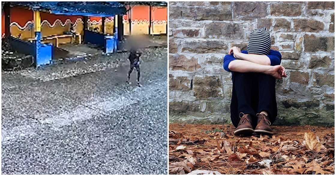 2-anyos na bata, iniwan na lamang ng kanyang ama sa waiting shed 2-anyos na bata, iniwan na lamang ng kanyang ama sa waiting shed