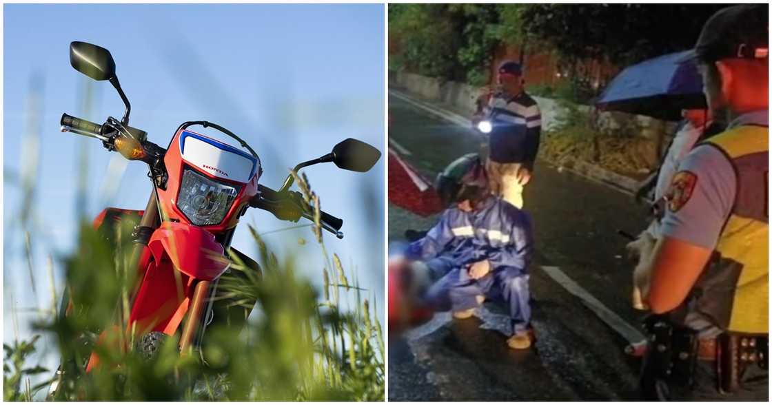 Ama na papasok ng trabaho, patay nang mabangga ng motorsiklong nag-counterflow Ama na papasok ng trabaho, patay nang mabangga ng motorsiklong nag-counterflow