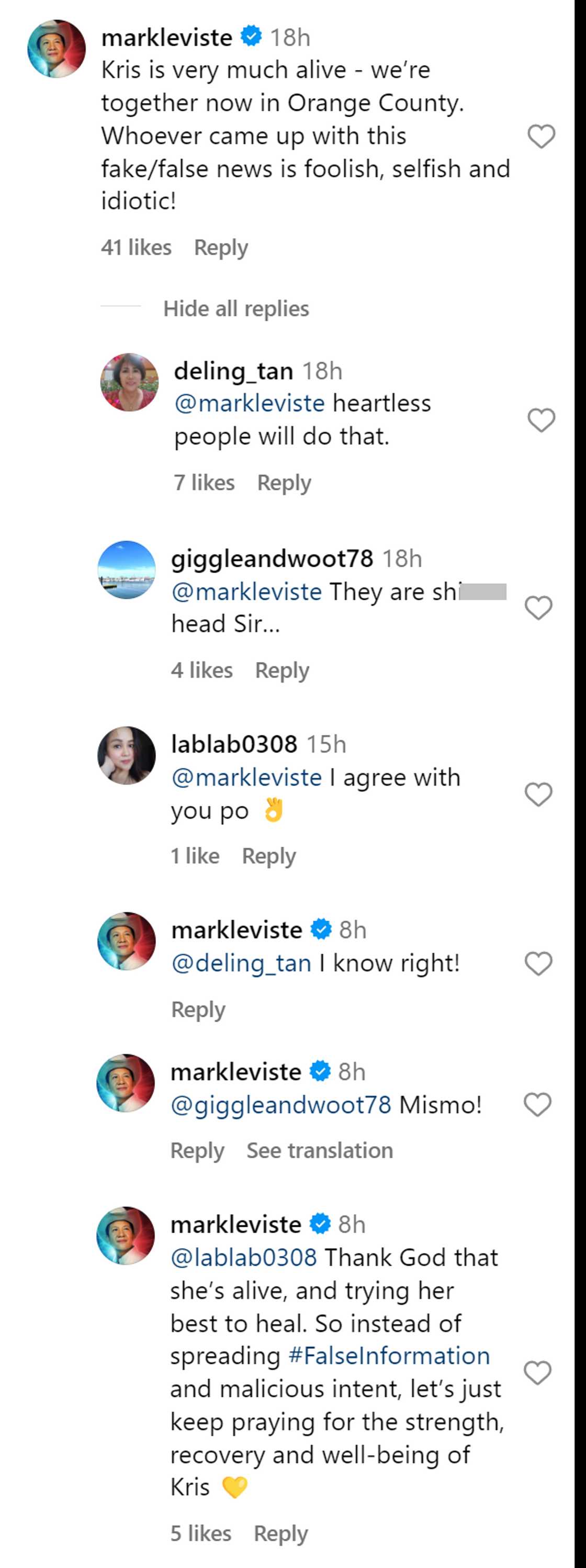 Mark Leviste says Kris Aquino is “trying her best to heal” Mark Leviste says Kris Aquino is “trying her best to heal”