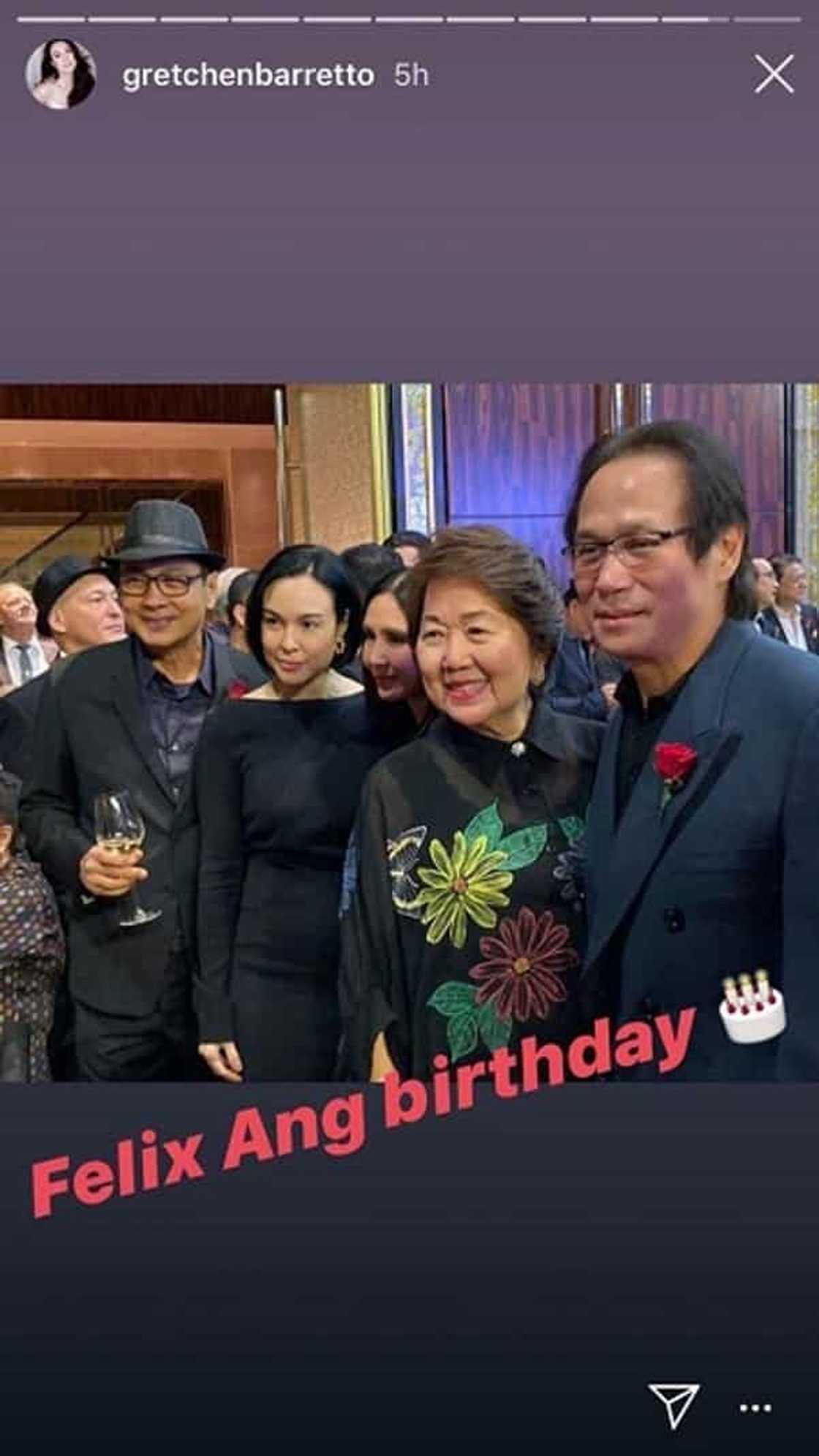 Gretchen Barretto, nagpost ng videos sa party kasama sina Tonyboy, Atong Ang, at mga kaibigan Gretchen Barretto, nagpost ng videos sa party kasama sina Tonyboy, Atong Ang, at mga kaibigan