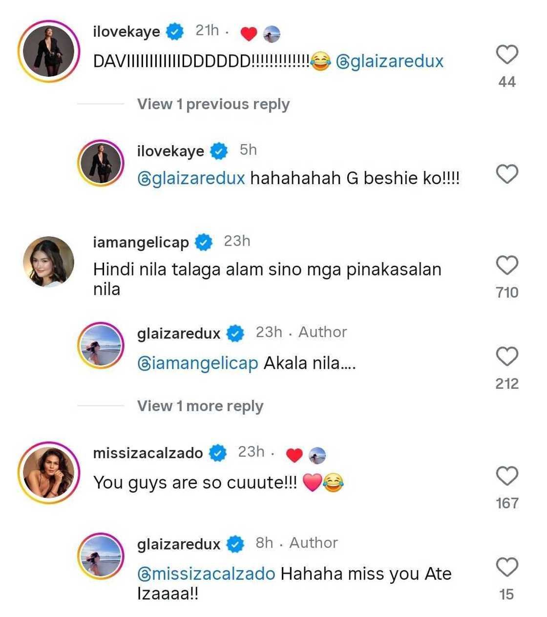 Angelica Panganiban sa video ni Glaiza de Castro at ng mister nito: "Hindi nila talaga alam" Angelica Panganiban sa video ni Glaiza de Castro at ng mister nito: "Hindi nila talaga alam"