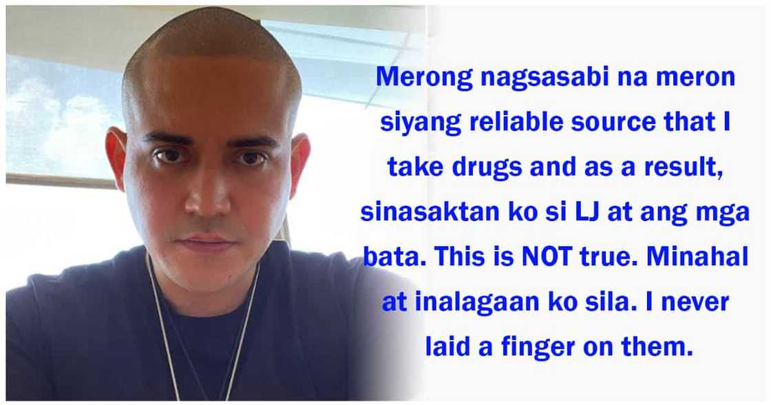 Paolo Contis, pinabulaanan ang espikulasyong sinasaktan niya si LJ at ang mga bata