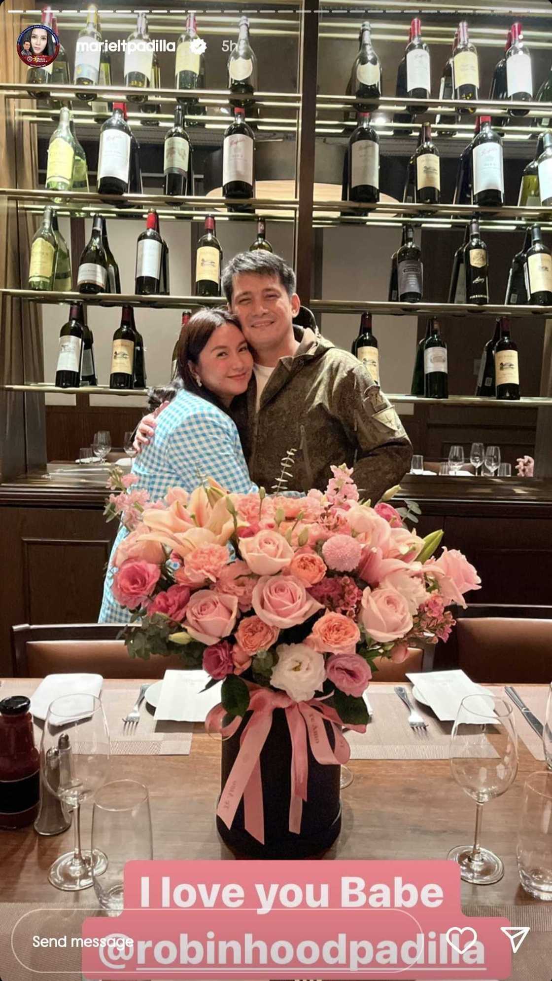 Mariel, Robin Padilla receive lovely surprise from Toni Gonzaga on their anniversary Mariel, Robin Padilla receive lovely surprise from Toni Gonzaga on their anniversary
