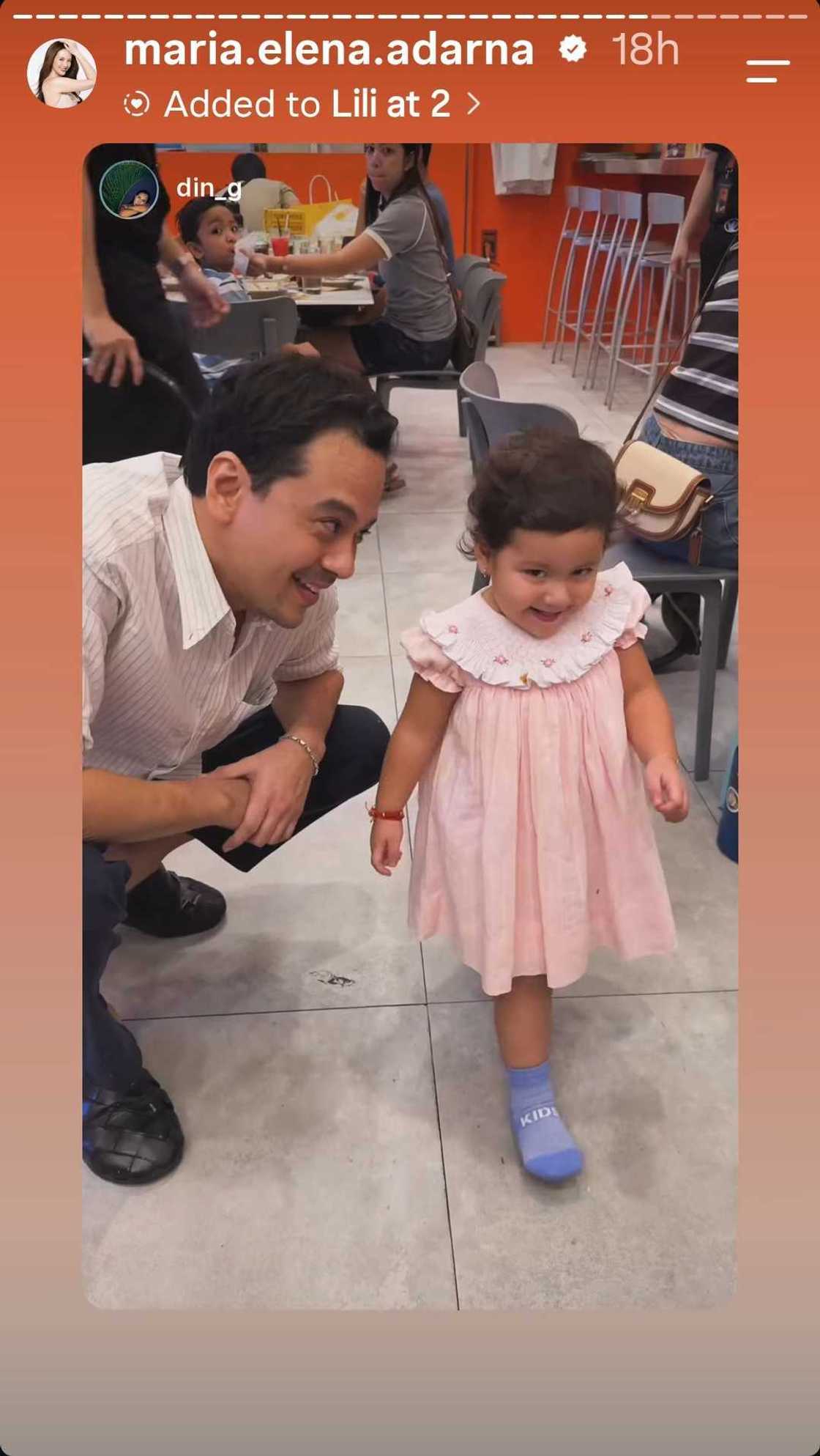 John Lloyd Cruz, spotted sa party ng anak ni Ellen Adarna na si Liana; cute moment nila, usap-usapan