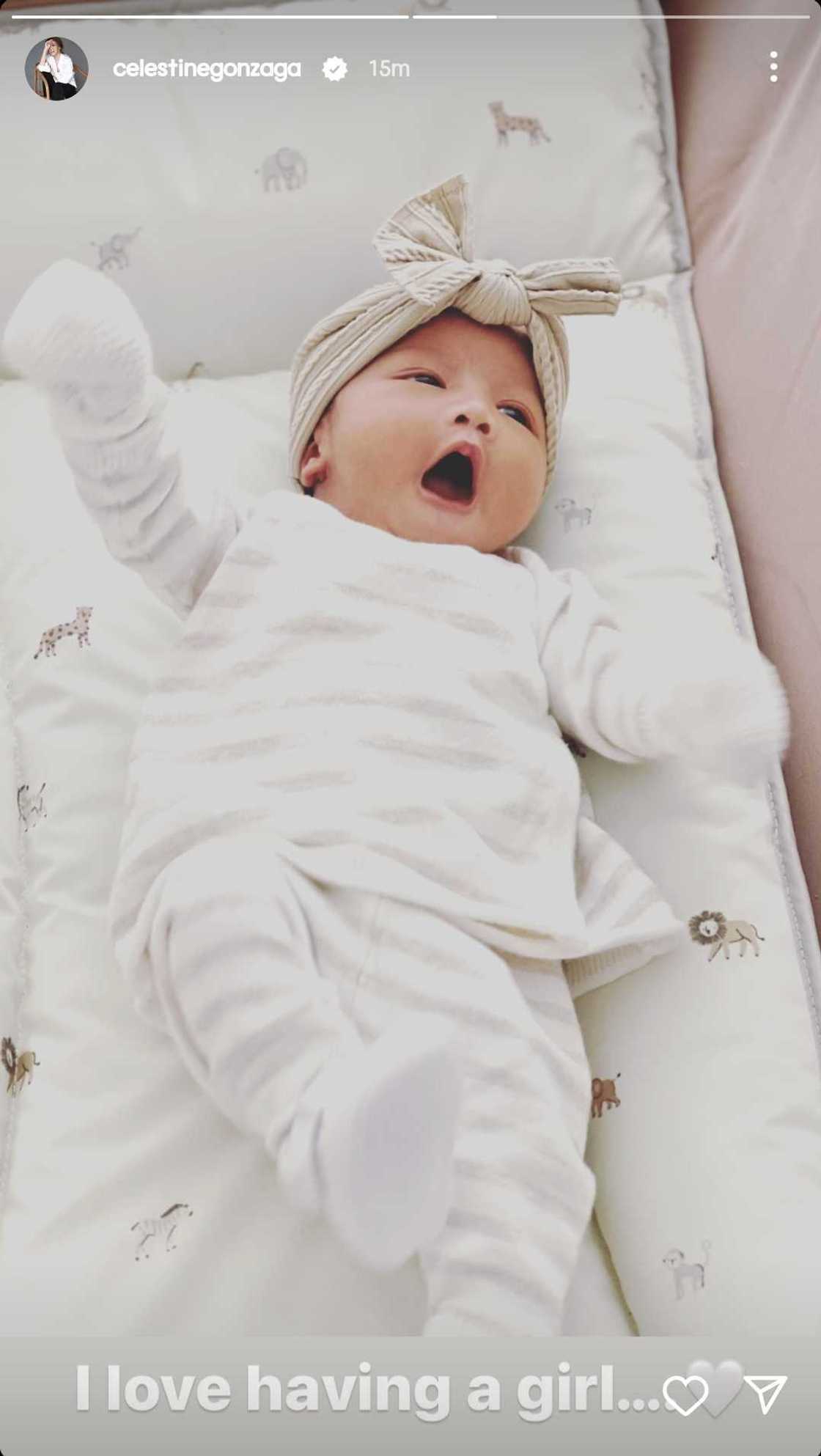 Toni Gonzaga, nag-post ng bagong picture ni Baby Polly: "I love having a girl"