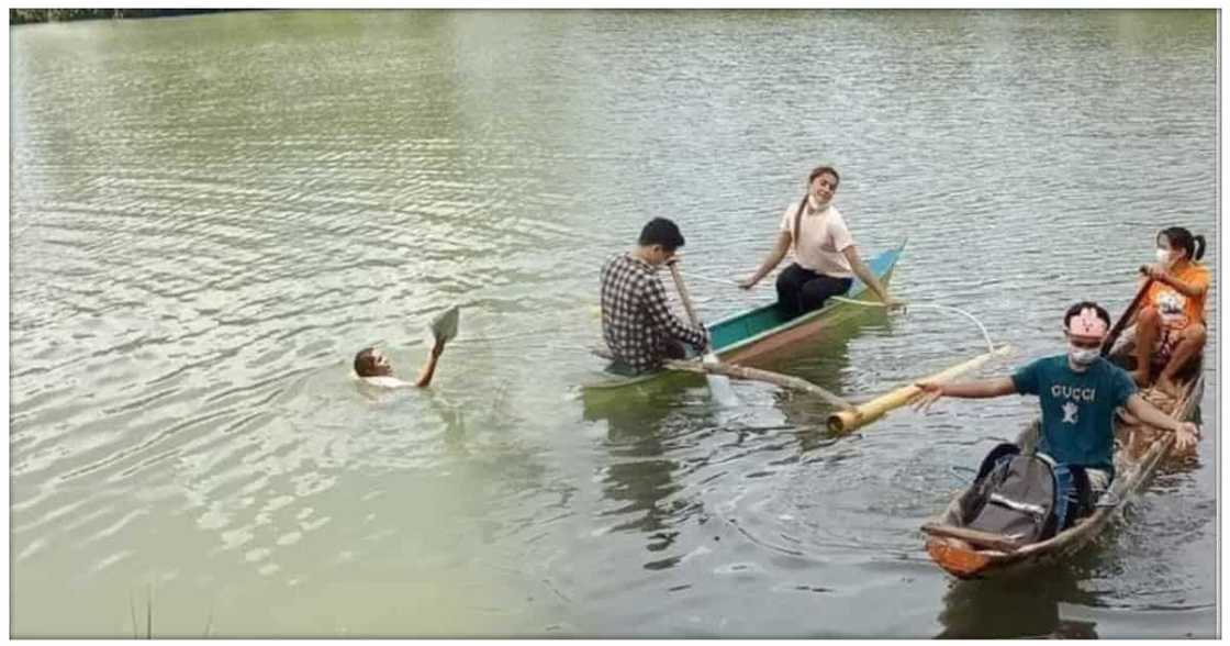 Trending na buwis-buhay na paglangoy ng teacher sa ilog, usap-usapan Trending na buwis-buhay na paglangoy ng teacher sa ilog, usap-usapan