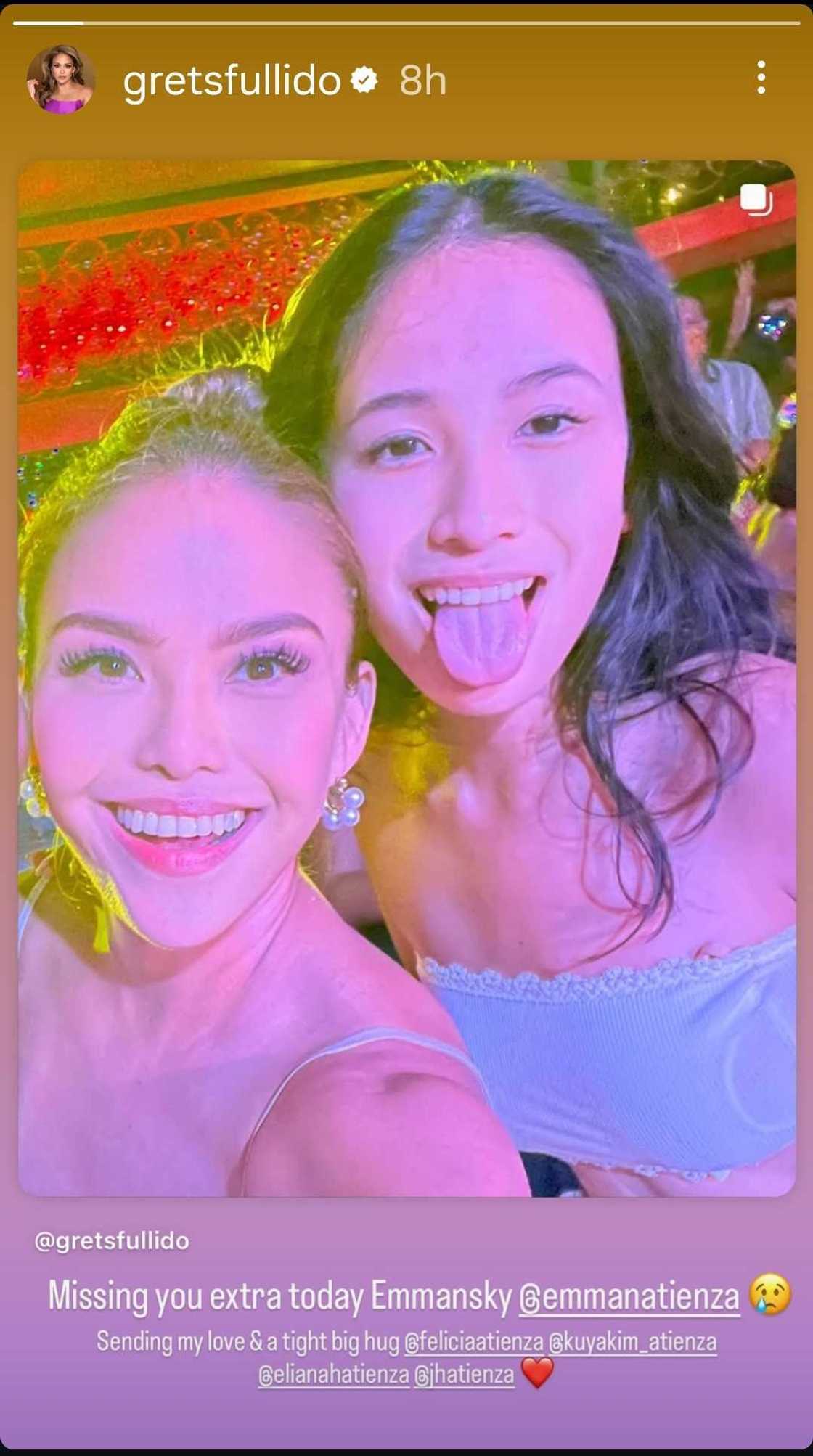 Gretchen Fullido admits to missing Emman Atienza in heartfelt tribute Gretchen Fullido admits to missing Emman Atienza in heartfelt tribute