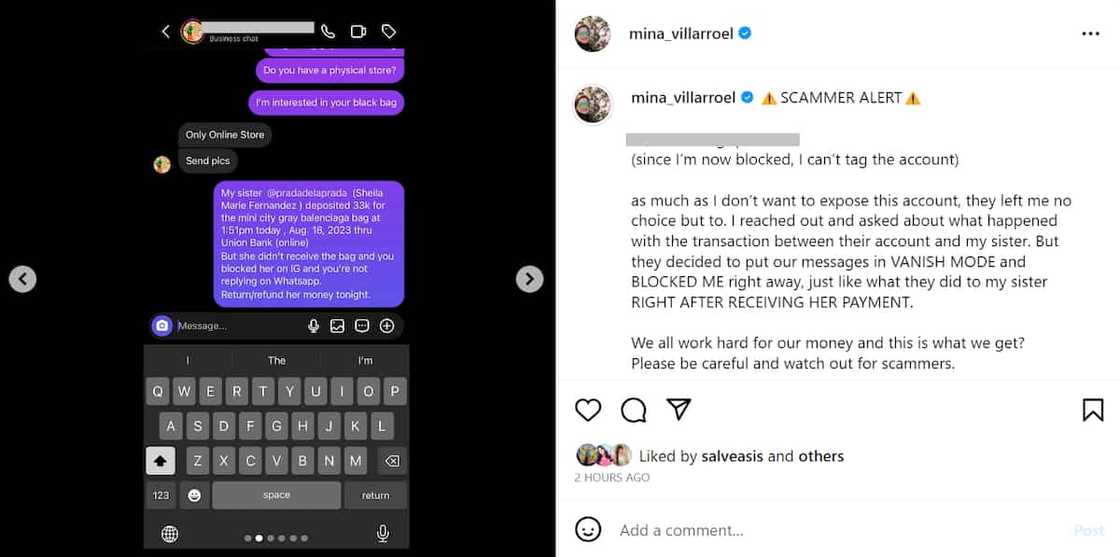 Carmina Villarroel, ipinakita ang convo niya sa nang-scam umano sa kapatid: “My sister deposited 33k” Carmina Villarroel, ipinakita ang convo niya sa nang-scam umano sa kapatid: “My sister deposited 33k”