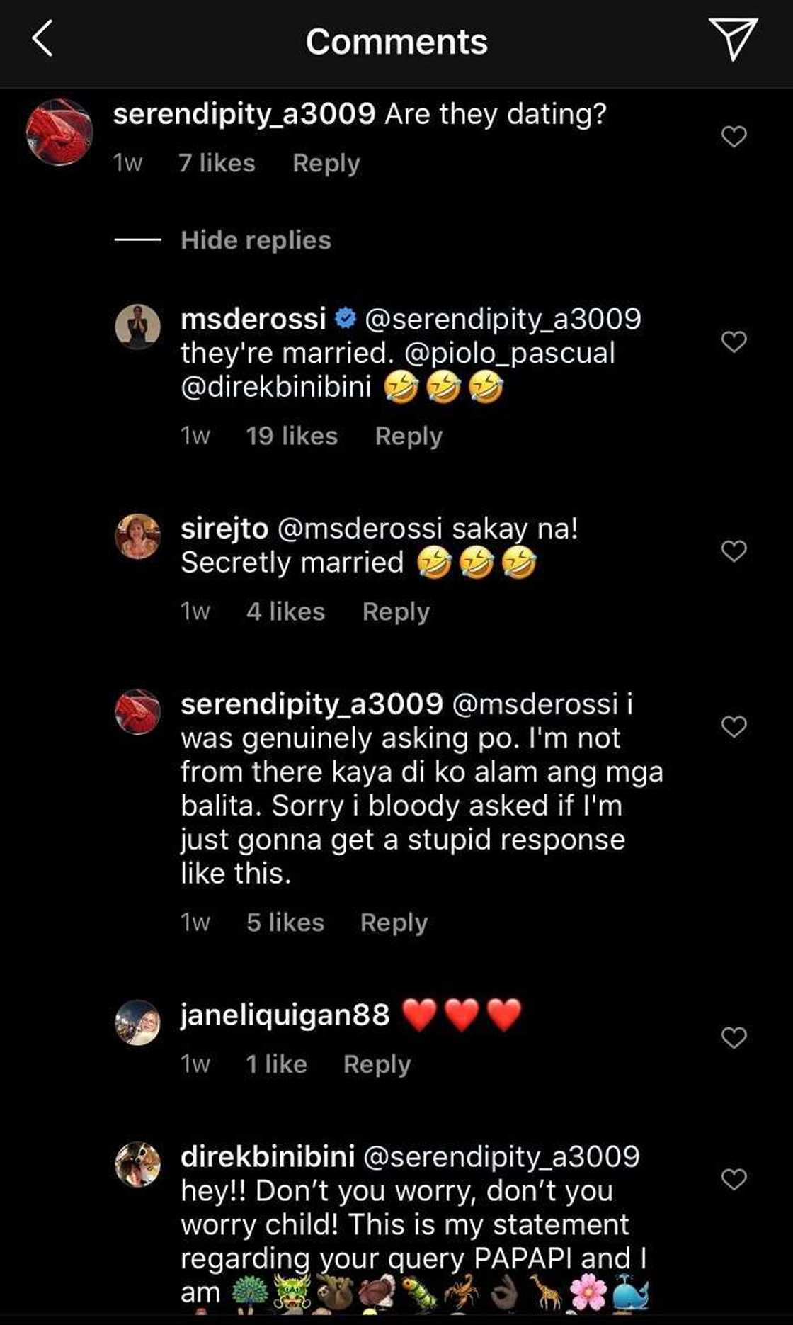 Bb. Joyce Bernal responds to netizen who asked if she is dating Piolo Pascual Bb. Joyce Bernal responds to netizen who asked if she is dating Piolo Pascual