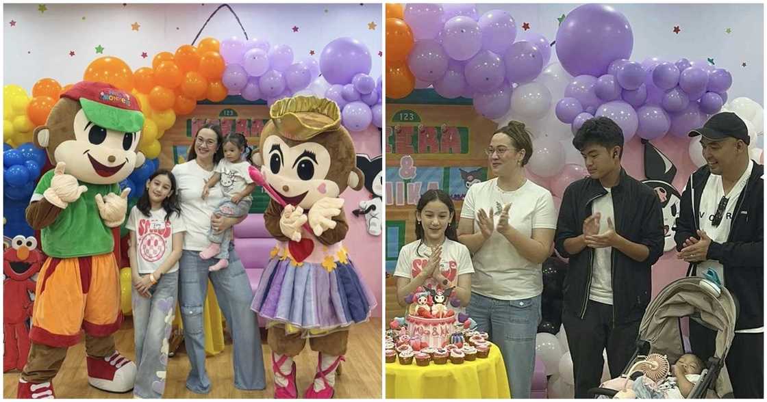 Melissa Ricks throws a joint birthday celebration for her kids Kiera and Mikaela