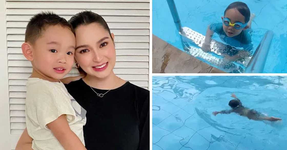 Ryza Cenon, humanga sa galing ng anak na si Night sa paglangoy Ryza Cenon, humanga sa galing ng anak na si Night sa paglangoy