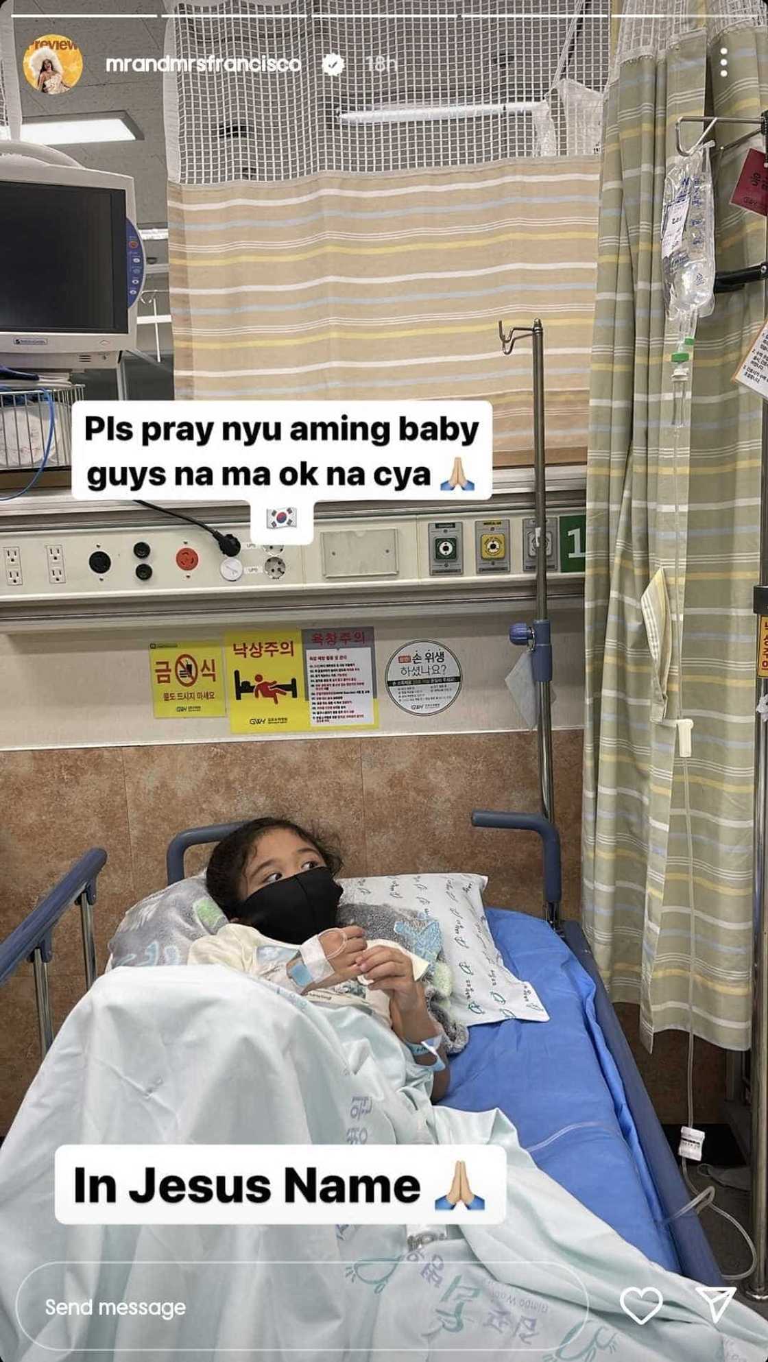Anak ni Melai Cantiveros na si Stela, na-admit sa ospital: "Please pray niyo" Anak ni Melai Cantiveros na si Stela, na-admit sa ospital: "Please pray niyo"
