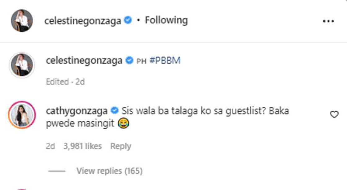 Toni Gonzaga/@celestinegonzaga Toni Gonzaga/@celestinegonzaga