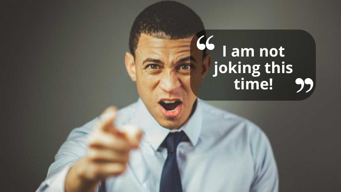 A serious man A serious man