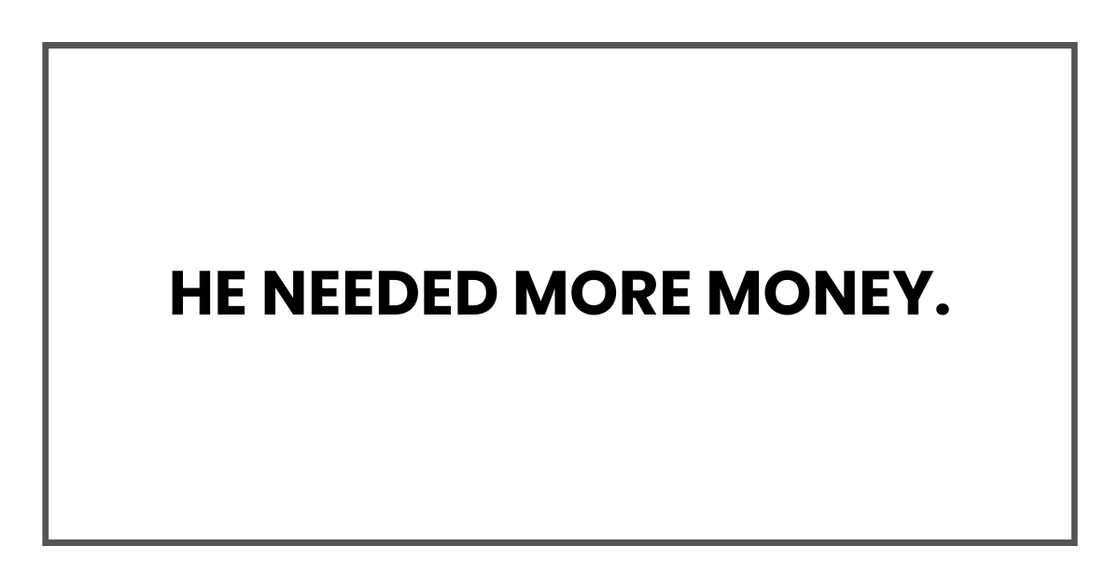 Failed plan back home. Failed plan back home.
