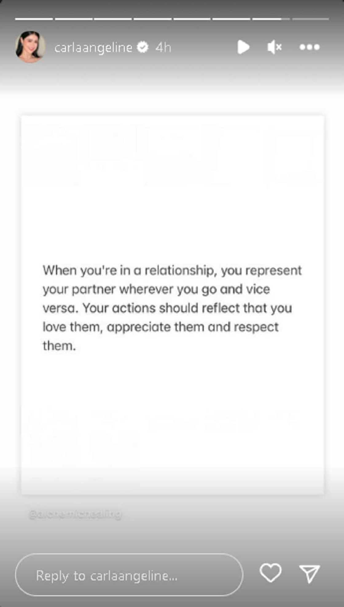 Carla Abellana, nagpakawala ng panibagong hugot sa socmed: “You represent your partner wherever you go” Carla Abellana, nagpakawala ng panibagong hugot sa socmed: “You represent your partner wherever you go”