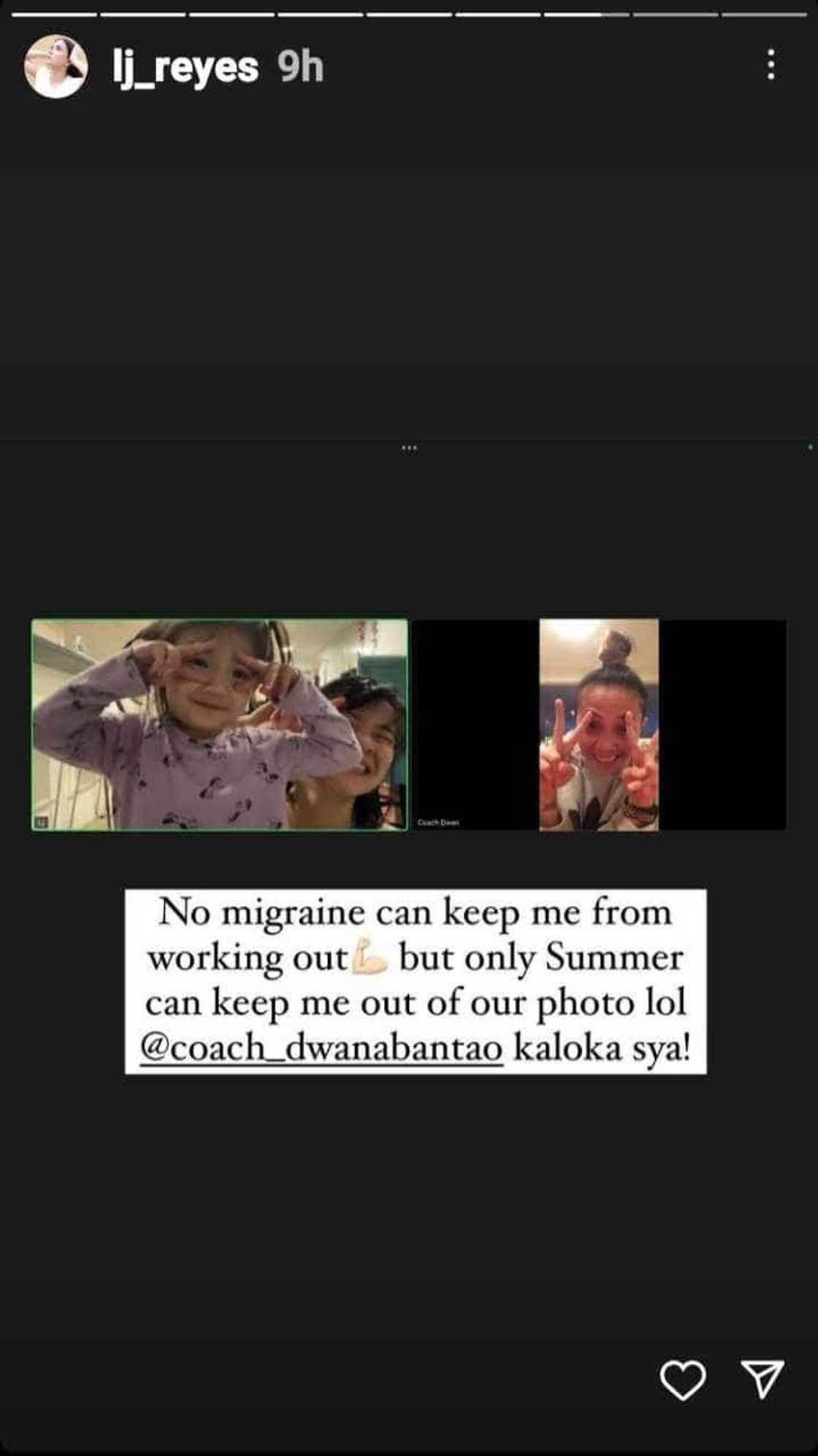 LJ Reyes, naloka sa makulit na pagsakop ni Summer sa selfie nila LJ Reyes, naloka sa makulit na pagsakop ni Summer sa selfie nila