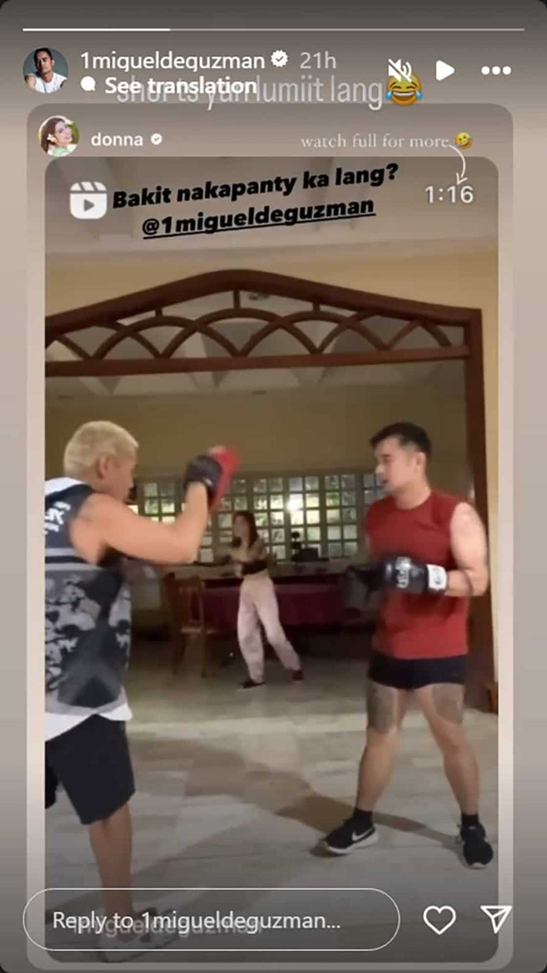 JM De Guzman, sinagot makulit na caption ni Donnalyn Bartolome sa video: “Shorts yan, lumiit lang” JM De Guzman, sinagot makulit na caption ni Donnalyn Bartolome sa video: “Shorts yan, lumiit lang”