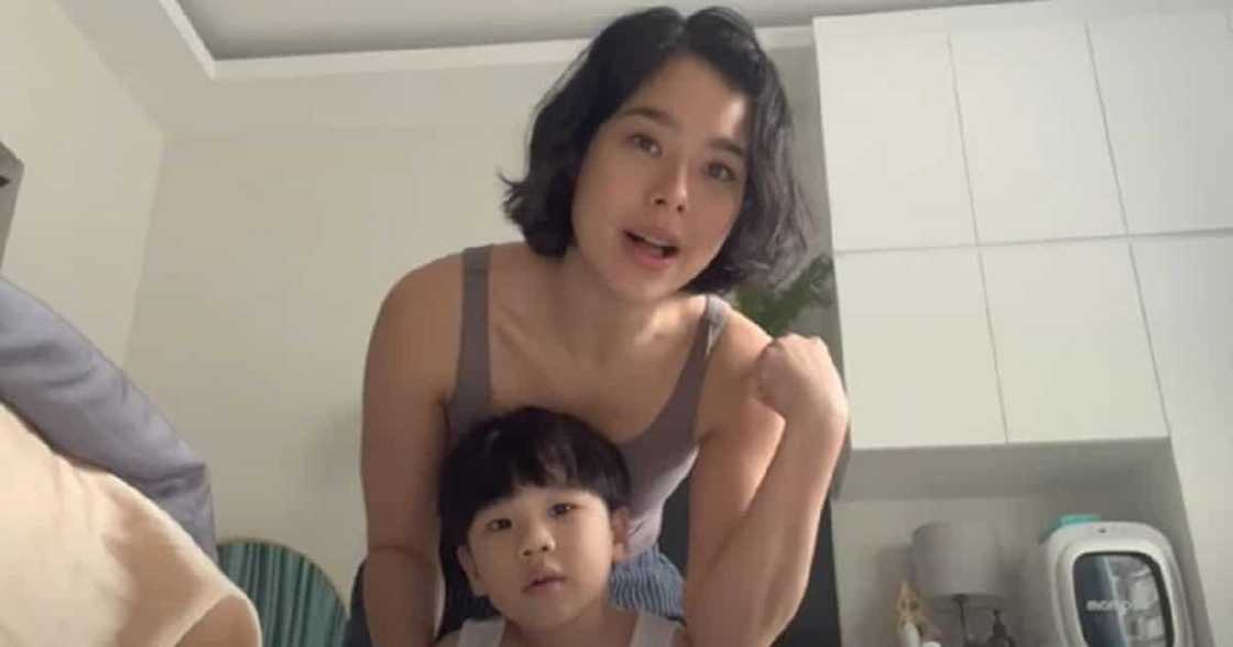 Saab Magalona gets emotional after her eldest child Pancho crawls for 1st time Saab Magalona gets emotional after her eldest child Pancho crawls for 1st time