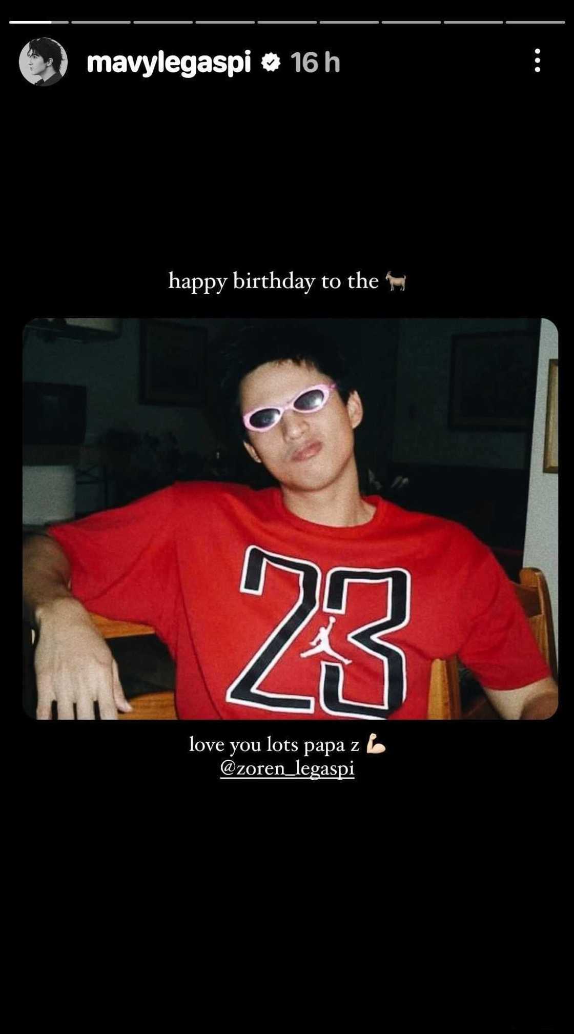 Mavy Legaspi pens short but sweet birthday message for Zoren Legaspi Mavy Legaspi pens short but sweet birthday message for Zoren Legaspi
