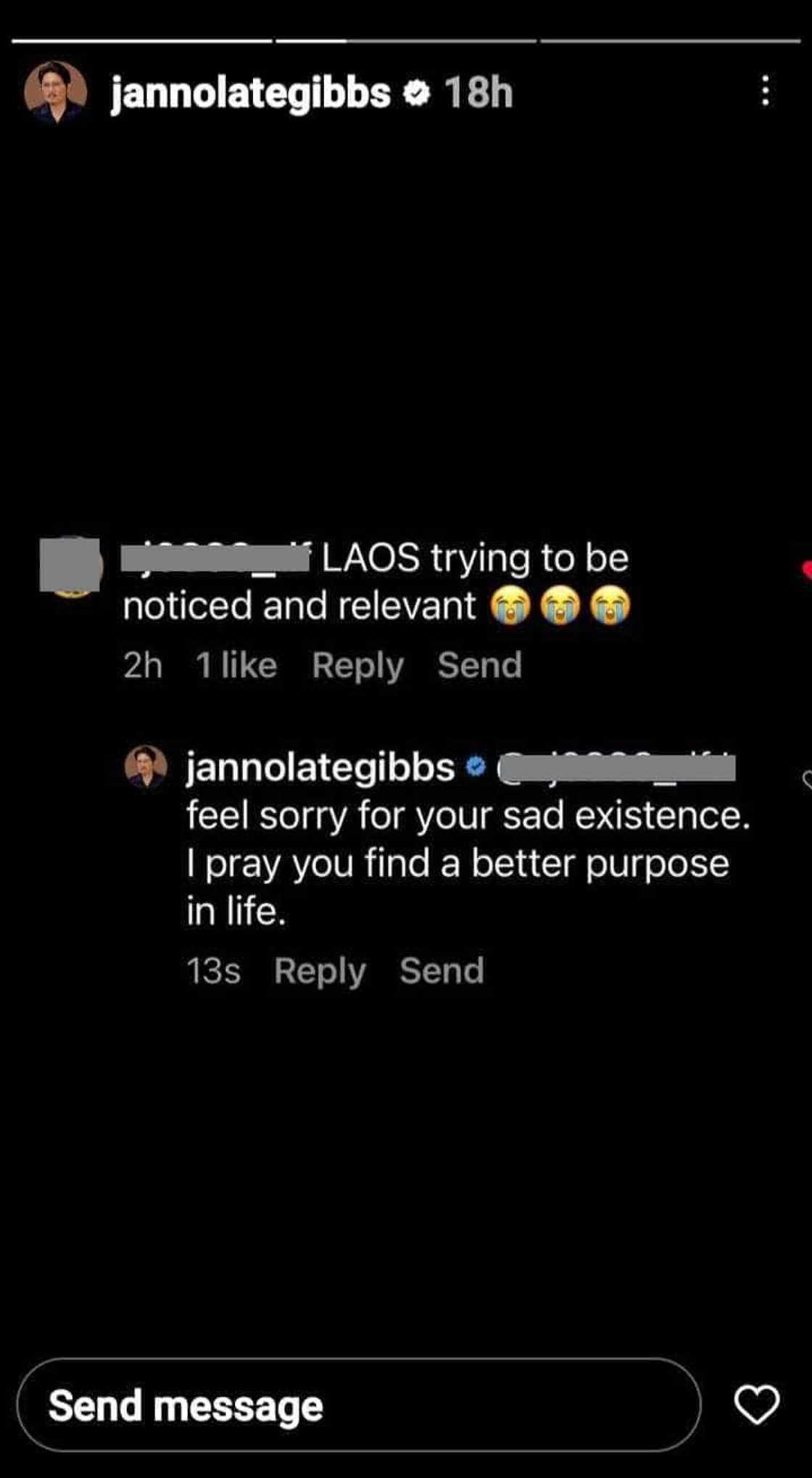 Janno Gibbs, nag-reply ng “I feel sorry for your sad existence” sa isang basher Janno Gibbs, nag-reply ng “I feel sorry for your sad existence” sa isang basher