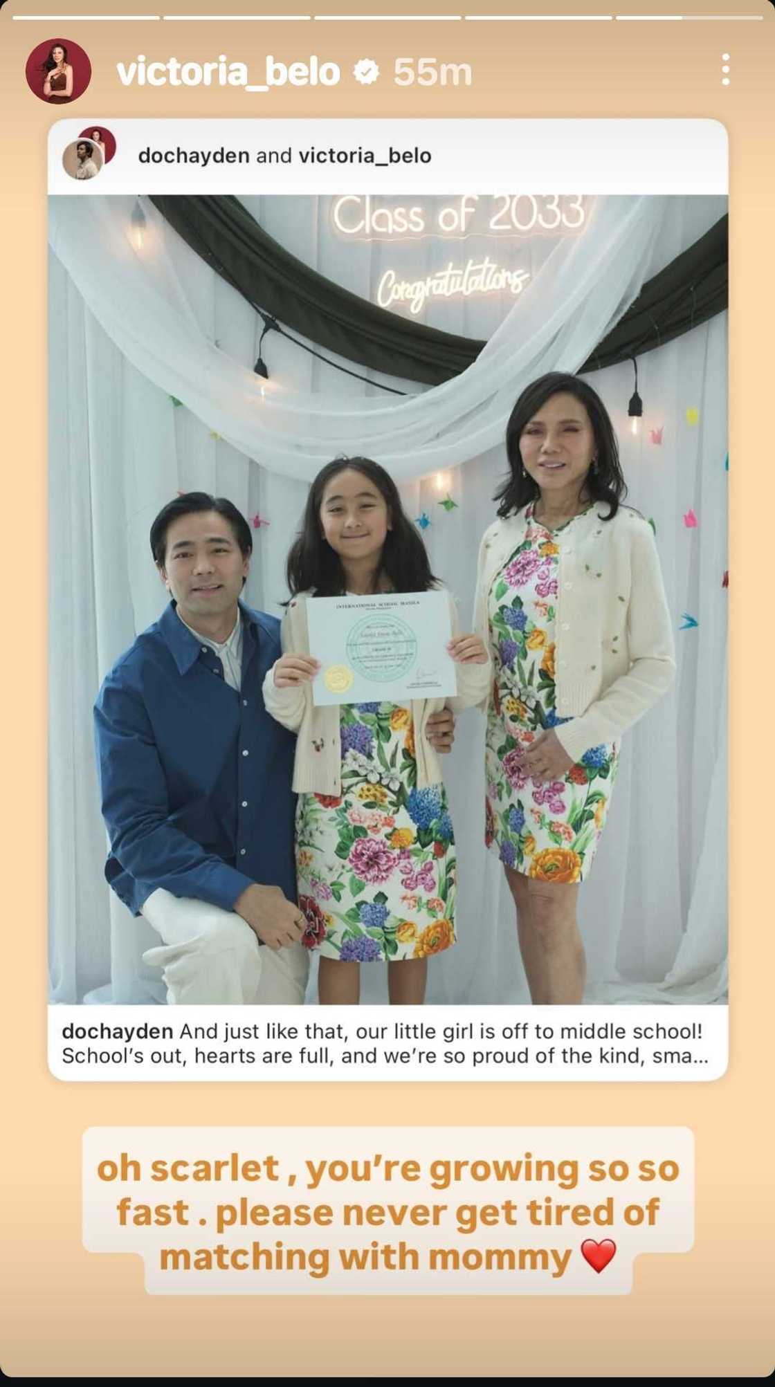 Vicki Belo, Hayden Kho, proud sa bagong milestone ni Scarlet Snow Vicki Belo, Hayden Kho, proud sa bagong milestone ni Scarlet Snow