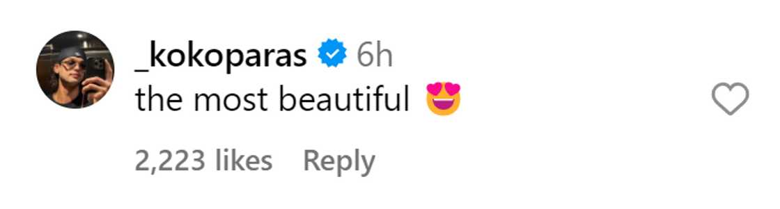 Kobe Paras, napa-comment sa new pics ni Kyline Alcantara Kobe Paras, napa-comment sa new pics ni Kyline Alcantara