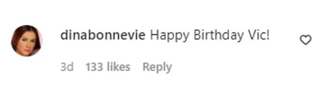 Dina Bonnevie, Danica Sotto greet Vic Sotto on his birthday Dina Bonnevie, Danica Sotto greet Vic Sotto on his birthday