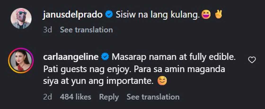 Carla Abellana breaks silence after actor mocks her "unique" wedding cake