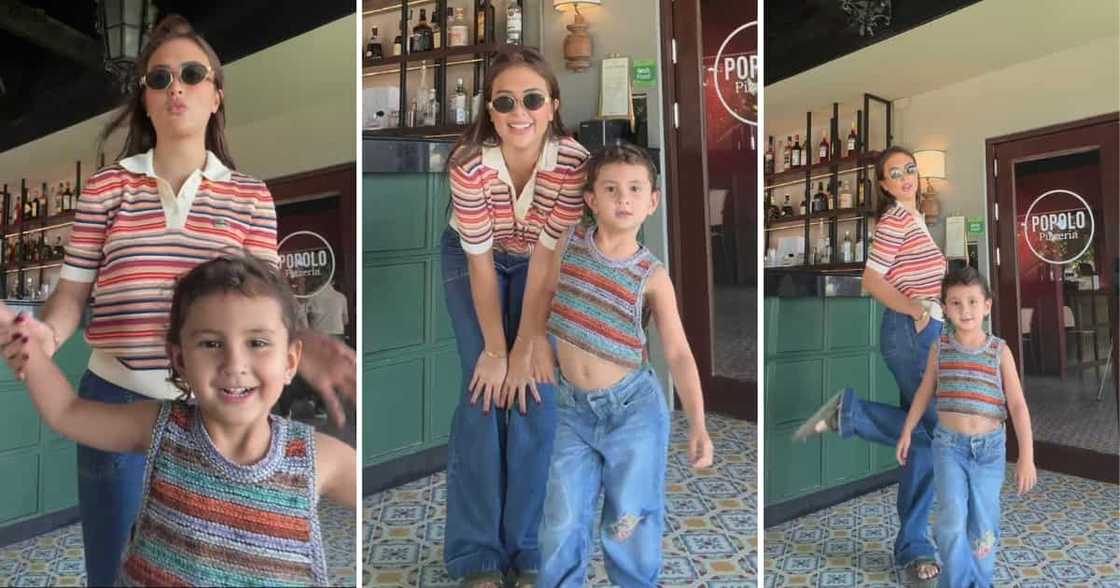 "Outfit check" video nina Sofia Andres at anak niyang si Zoe, kinagiliwan