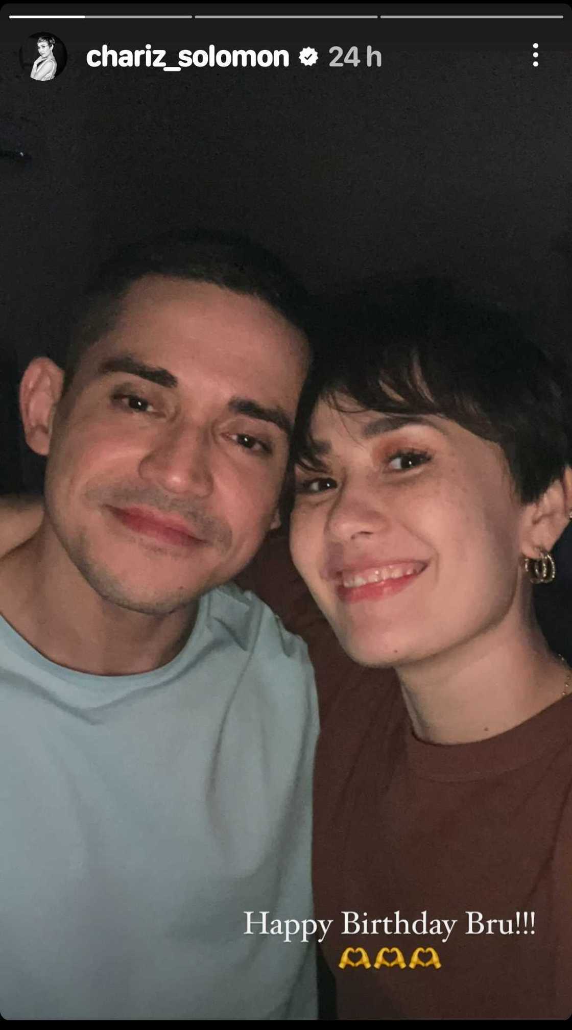 Chariz Solomon posts birthday greetings for Paolo Contis: “Happy birthday bruho!”