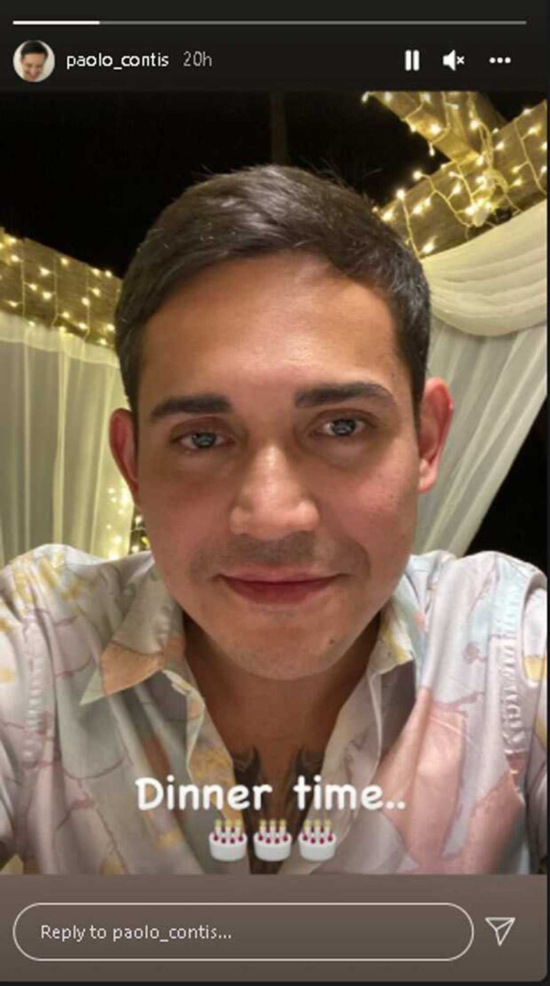 Paolo Contis, Yen Santos, post similar looking "birthday photos" Paolo Contis, Yen Santos, post similar looking "birthday photos"