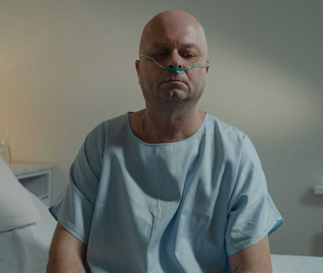 A worried patient A worried patient