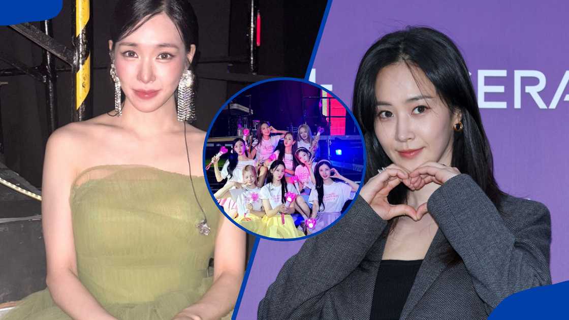 Girls' Generation (SNSD) members Tiffany, SNSD members and Kwon Yu Ri Girls' Generation (SNSD) members Tiffany, SNSD members and Kwon Yu Ri