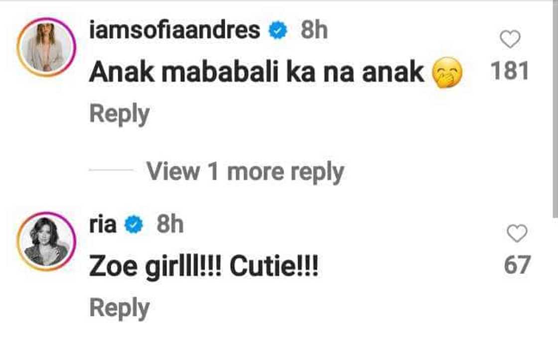 Video of Sofia Andres’ daughter Zoe dancing ‘Pamela’ spead good vibes Video of Sofia Andres’ daughter Zoe dancing ‘Pamela’ spead good vibes