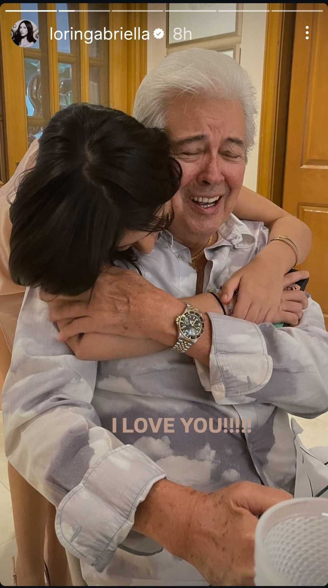 Lorin Bektas celebrates Eddie Gutierrez’s 84th birthday with touching tributes (@loringabriella)