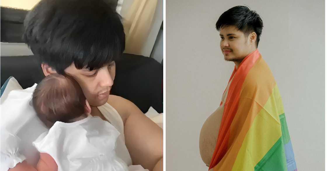 Jesi Corcuera, transman at ex-PBB housemate, isinilang na ang baby niya Jesi Corcuera, transman at ex-PBB housemate, isinilang na ang baby niya