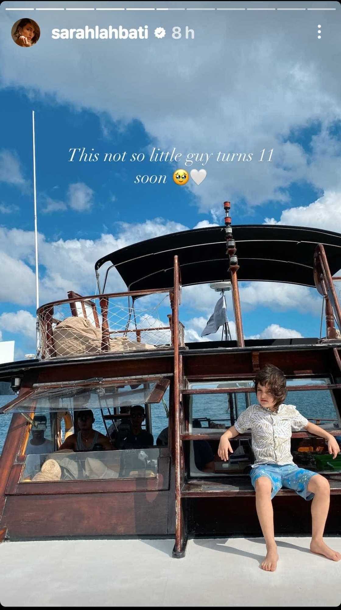 Sarah Lahbati shares lovely snap of son Zion who is about to turn 11 Sarah Lahbati shares lovely snap of son Zion who is about to turn 11