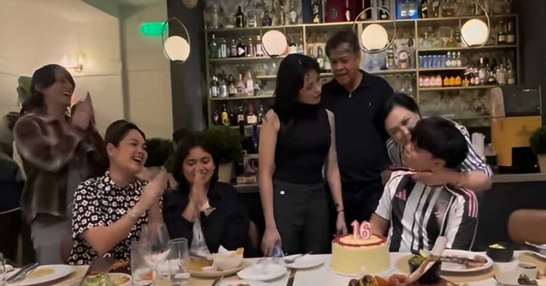 Sharon Cuneta shares glimpse of Miguel’s 16th birthday celebration with Santos-Agoncillo family Sharon Cuneta shares glimpse of Miguel’s 16th birthday celebration with Santos-Agoncillo family