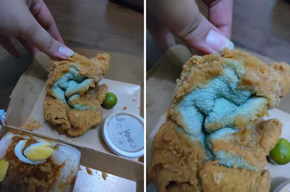 Customer claims that her fried chicken was replaced with fried towel