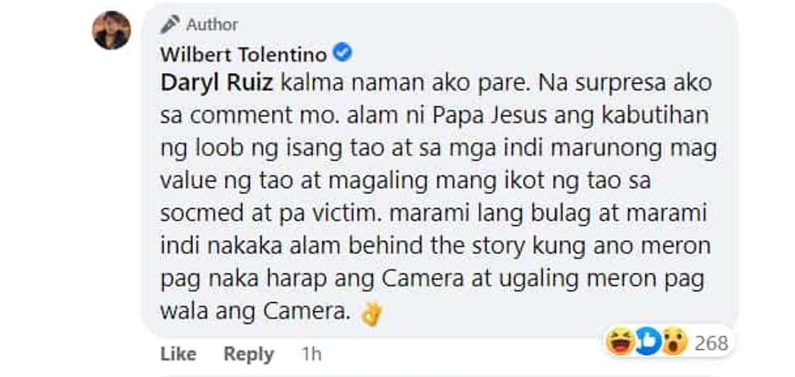 Skusta Clee, pinayuhan si Wilbert Tolentino na kumalma matapos nitong mag-rant