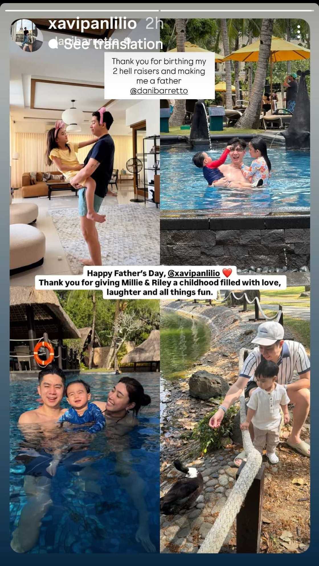 Dani Barretto, pinuri ang pagiging ama ng mister na si Xavi Panlilio; Xavi, may makahulugang reply Dani Barretto, pinuri ang pagiging ama ng mister na si Xavi Panlilio; Xavi, may makahulugang reply