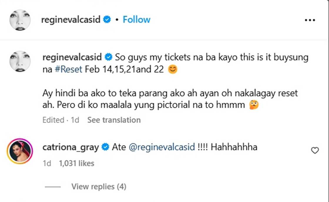 Regine Velasquez/@reginevalcasid Regine Velasquez/@reginevalcasid