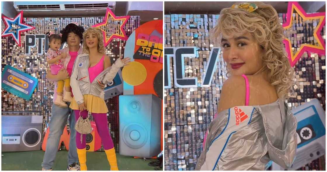 Kris Bernal, ibinida ang 'retro 80's' fit nila ng kanyang pamilya sa isang event