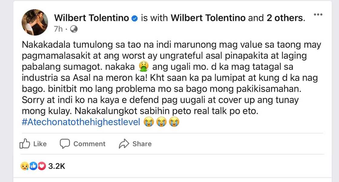 Wilbert Tolentino Wilbert Tolentino