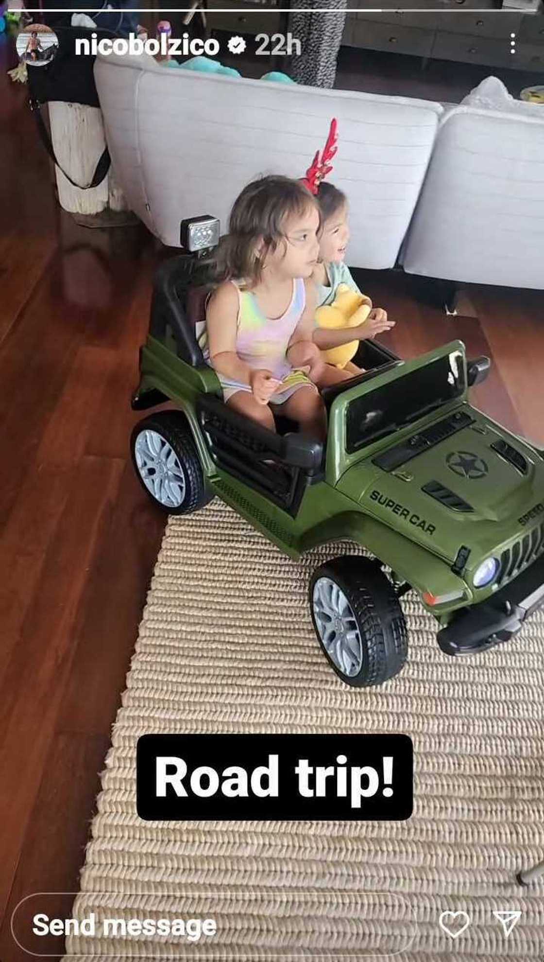Video of baby Dahlia Heussaff, baby Tili Bolzico’s “road trip” warms hearts Video of baby Dahlia Heussaff, baby Tili Bolzico’s “road trip” warms hearts