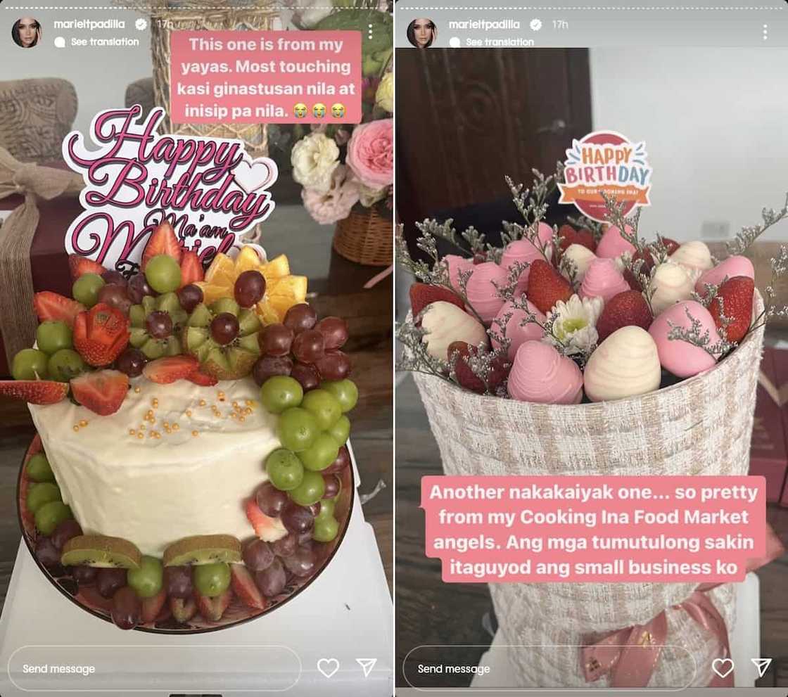 Mariel Padilla, emosyonal sa regalong inihanda ng mga yaya niya sa kaarawan niya Mariel Padilla, emosyonal sa regalong inihanda ng mga yaya niya sa kaarawan niya